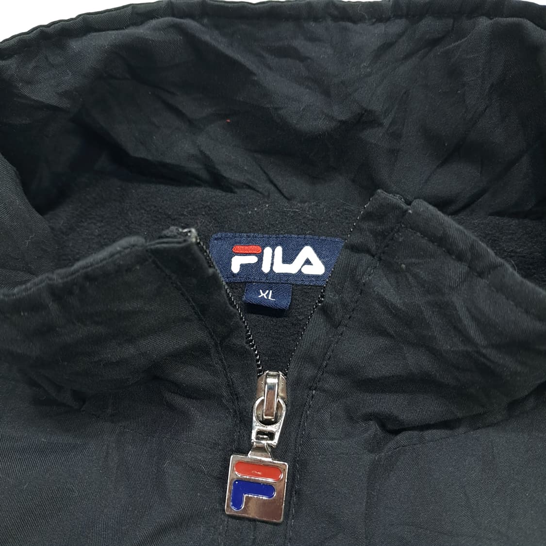 CN465 XL FILA 필라 올드스쿨 윈드브레이커 하프집업 자켓 점퍼 상품이미지4