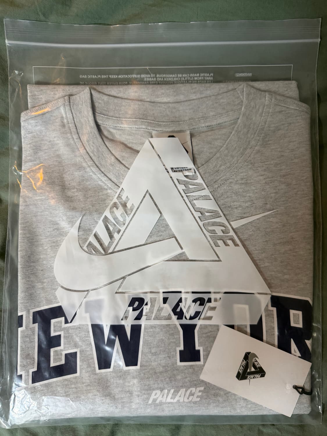 [XL] 팔라스 x 나이키 뉴욕 익스클루시브 티셔츠 그레이 상품이미지3