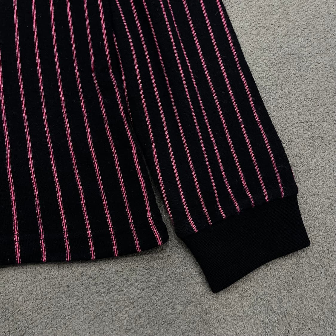 100 휠라 스트라이프 긴팔 폴로 티 상품이미지3