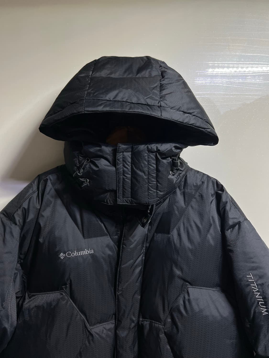 00s 콜럼비아 티타늄 퀼팅 다운 점퍼 XL 상품이미지2