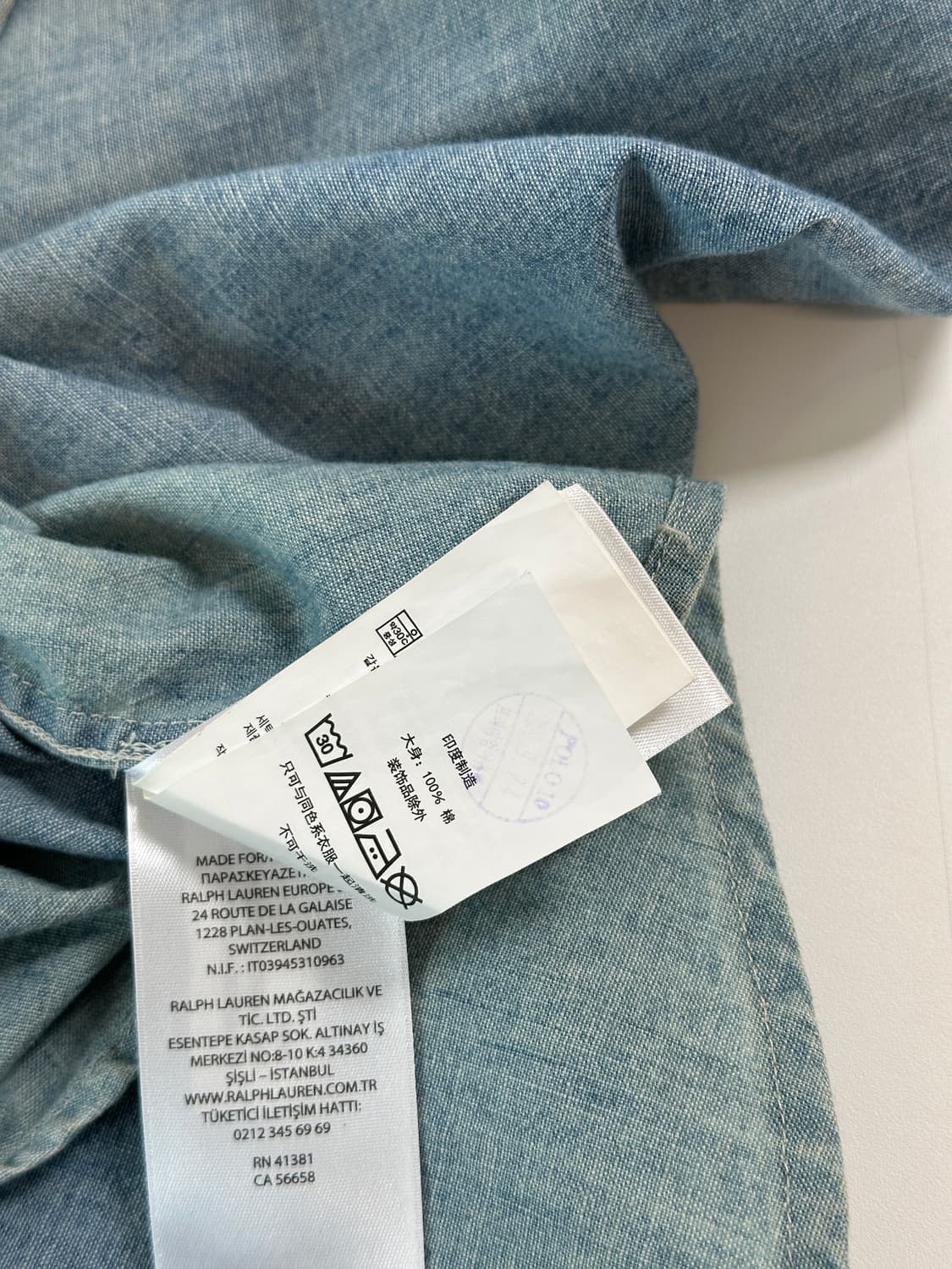 폴로 랄프로렌 코튼셔츠  상품이미지7