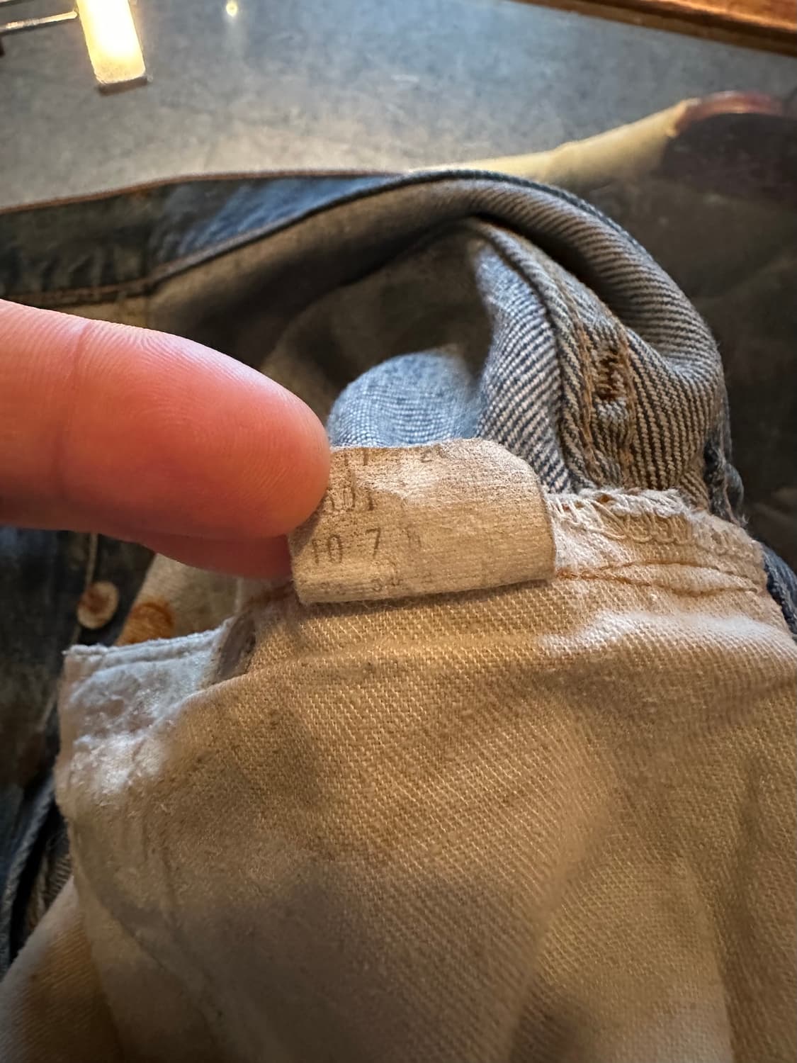 70s USA 빈티지 리바이스 501 66후기 셀비지 데님 팬츠 상품이미지9