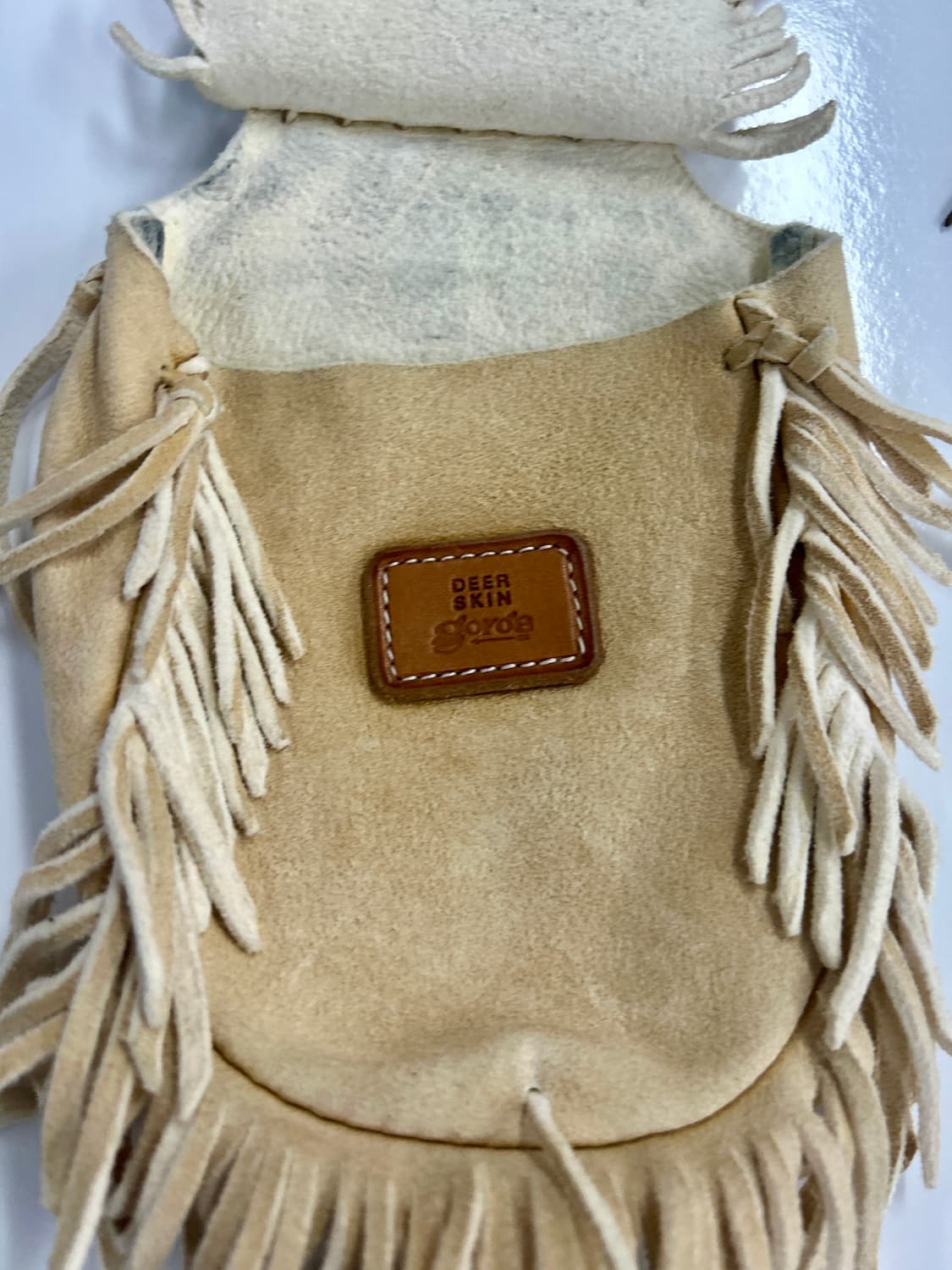 goros 고로스 디어스킨 콘초 웨이스트 메디슨백 상품이미지4