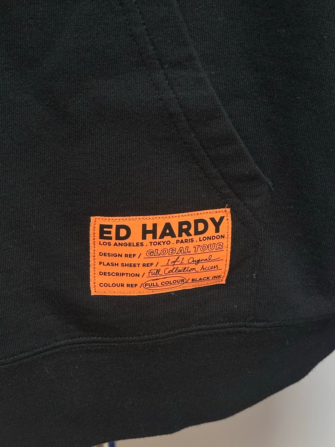Ed Hardy 해골 큐빅 후드 상품이미지4