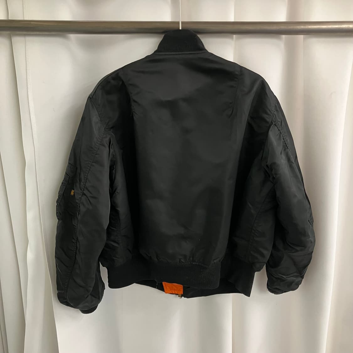 알파인더스트리 블랙 ma-1 항공 점퍼 XL 상품이미지2