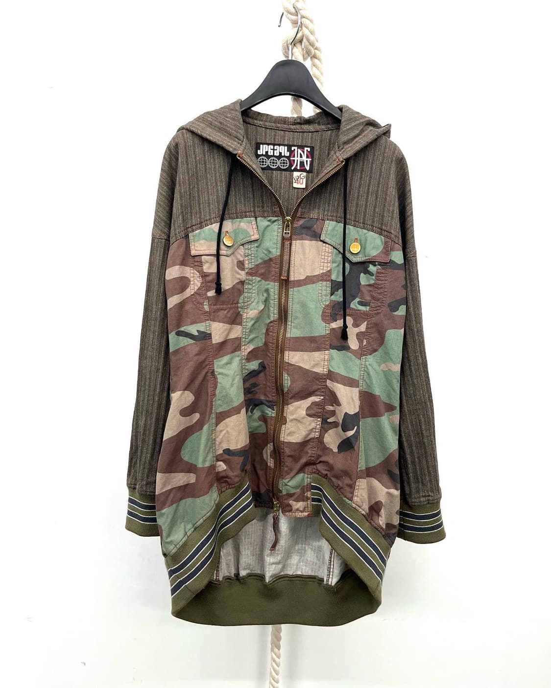 장폴고티에 camo long zip up 상품이미지1