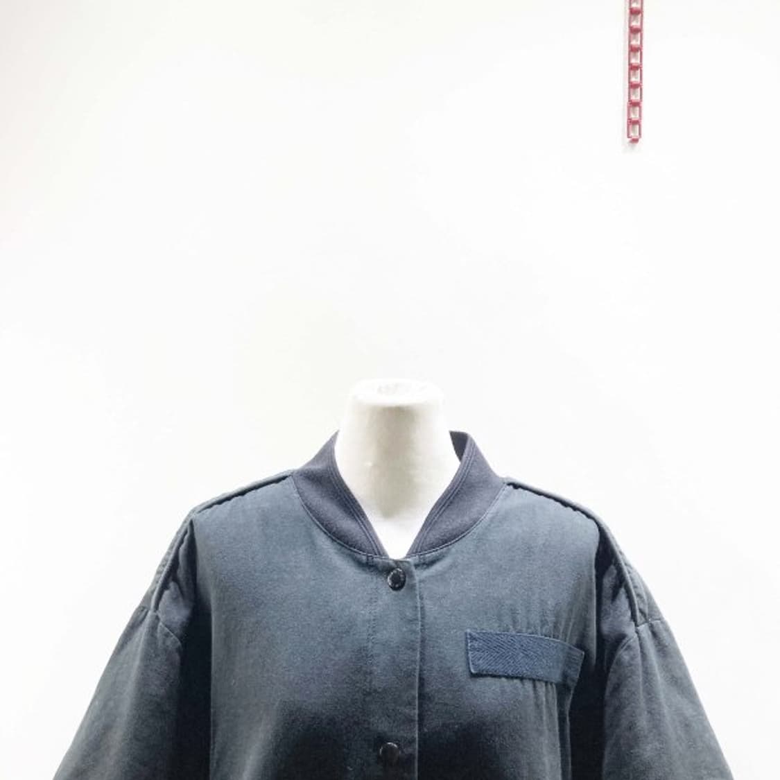베네통 뒷스마일포인트 여성반팔자켓 95 진스센스 상품이미지2