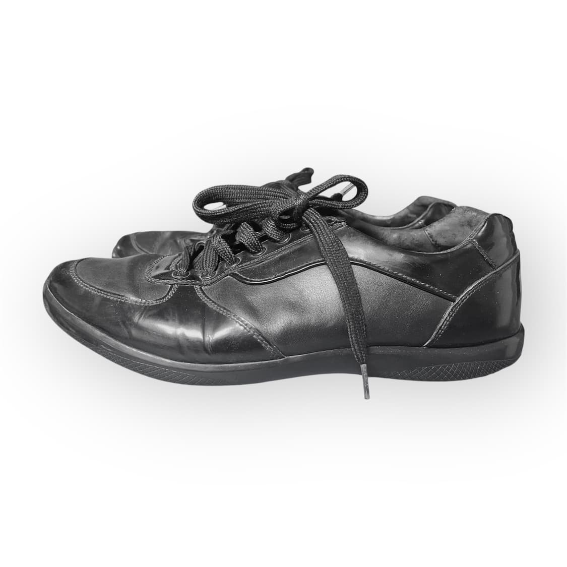 [275] 프라다 스포츠 아카이브 블랙 레더 스니커즈 상품이미지1