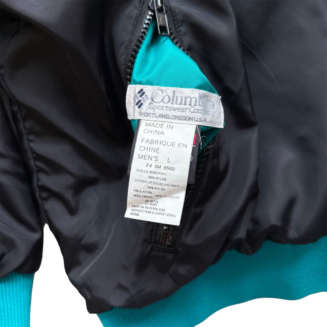 80s Columbia 리버시블 봄버 자켓 상품이미지9
