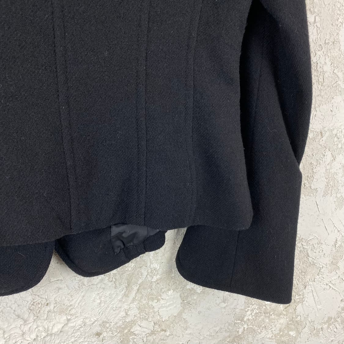 SUTSESO 트리클 패치드 카라 울 블렌드 블레이저 상품이미지7