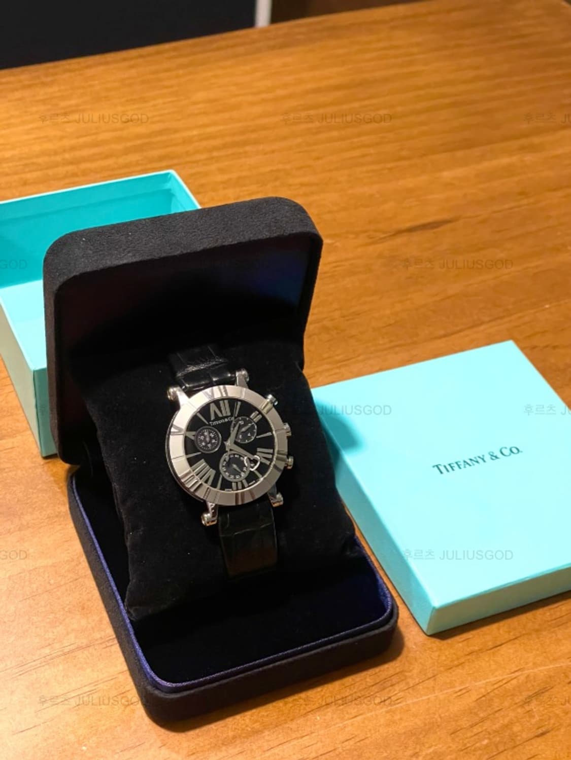 [정품] Tiffany&co 티파니 앤코 시계 크로노 그래프 하트 워치  상품이미지4