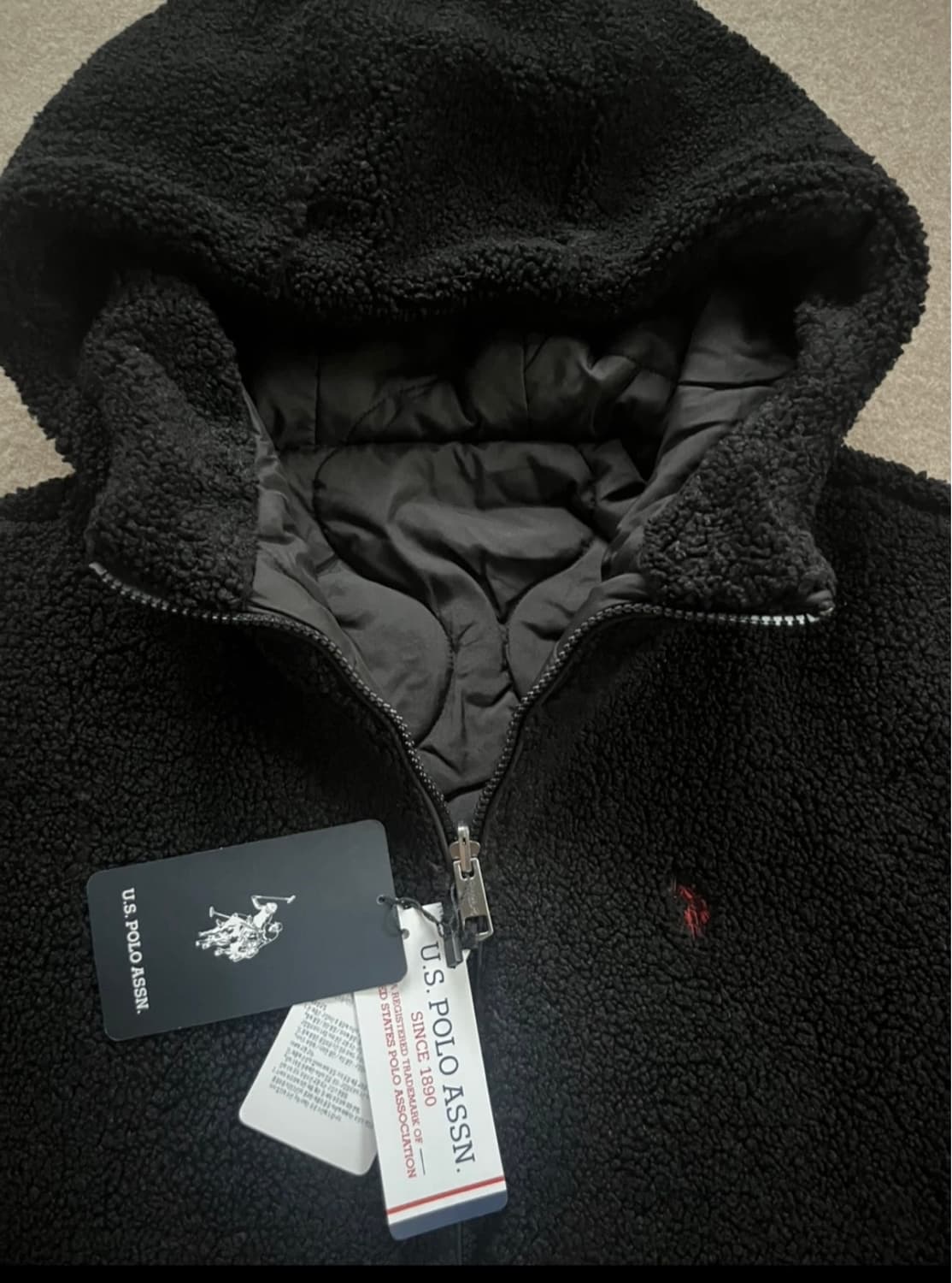 U.S 폴로 양털 후드집업 여자95 상품이미지2