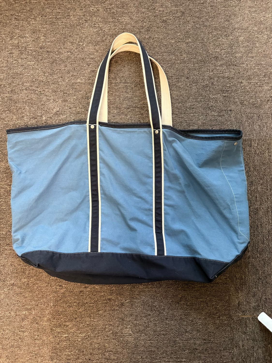 예스아이씨 Y.E.S Cotton Twill Tote Bag - Blue 상품이미지3