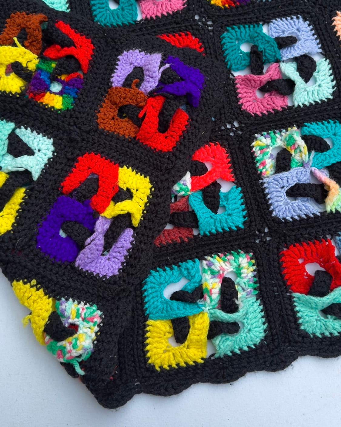 빈티지 소품 USA 크로셰 블랭킷 상품이미지2