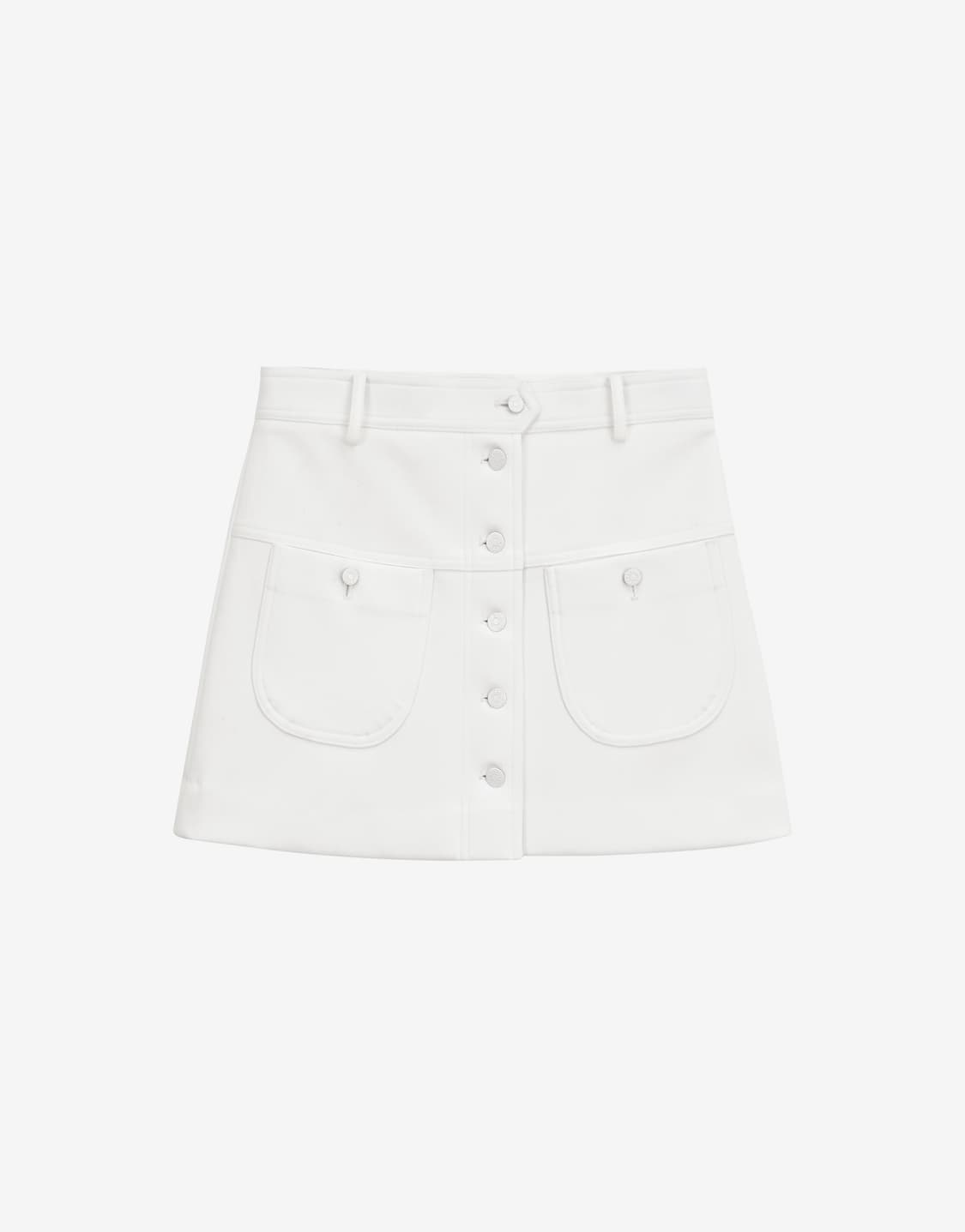 그로브 SAGE 셔츠 그레이+BEN 스커트 화이트 상품이미지4