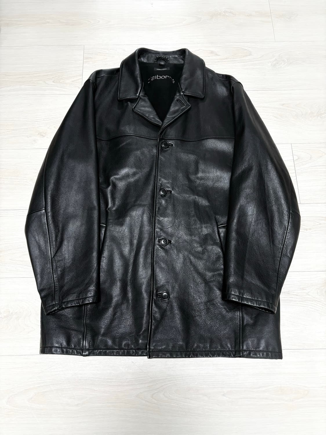 Vintage 레더 카코트 L size 상품이미지1