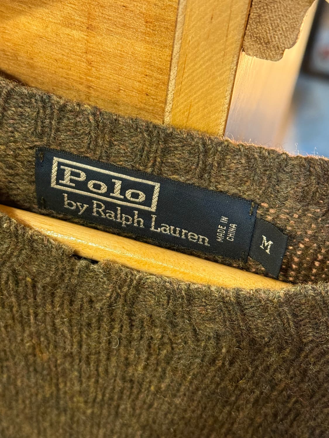 폴로 랄프로렌 오렌지포니 브라운 니트 상품이미지2
