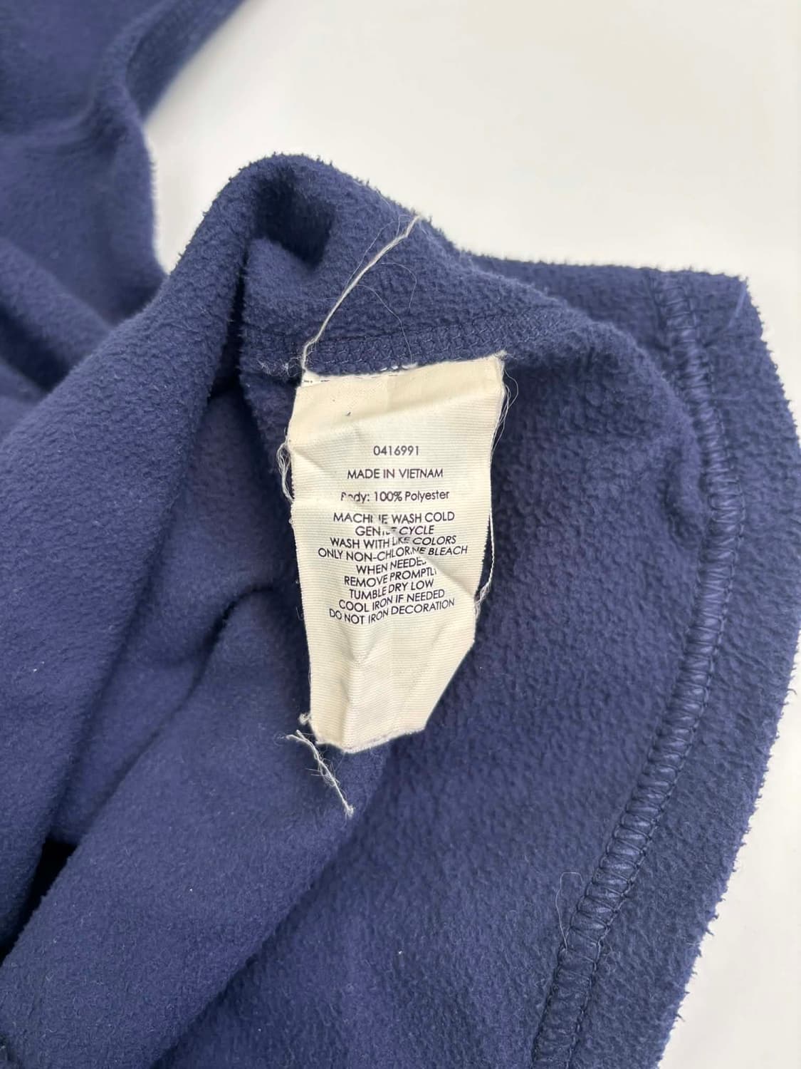 폴로 랄프로렌 네이비 플리스 하프집 폴리 반집업(M) 상품이미지5