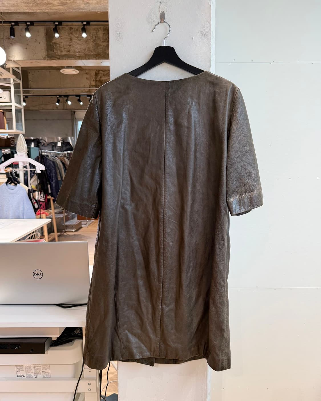 마르니 브라운 카우하인드 하프 자켓  상품이미지7