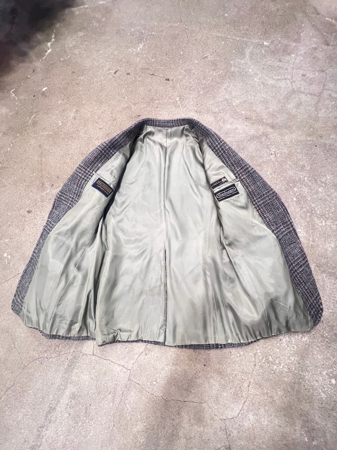 80’s Polo Ralph Lauren 울 체크 자켓 상품이미지5