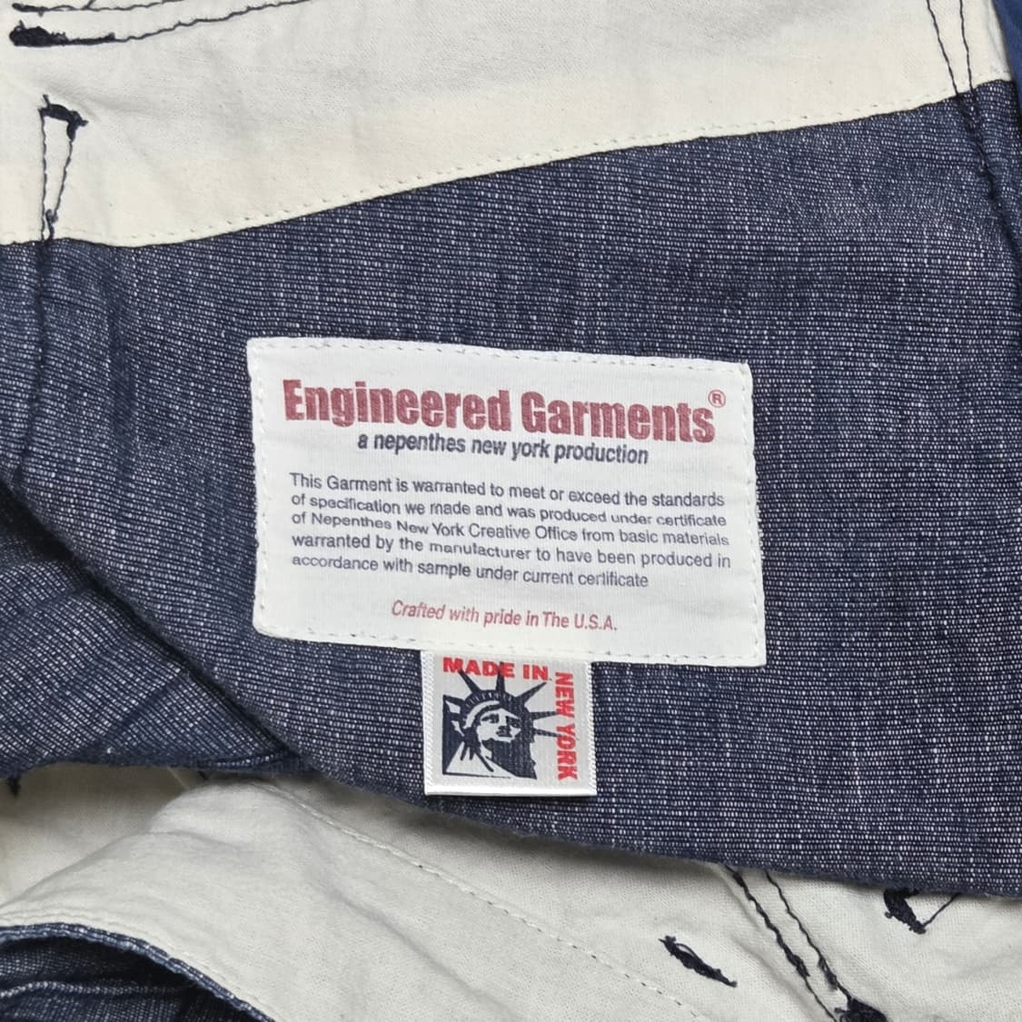 Engineered garments 엔지니어드 가먼츠
데님 숏팬츠 상품이미지3