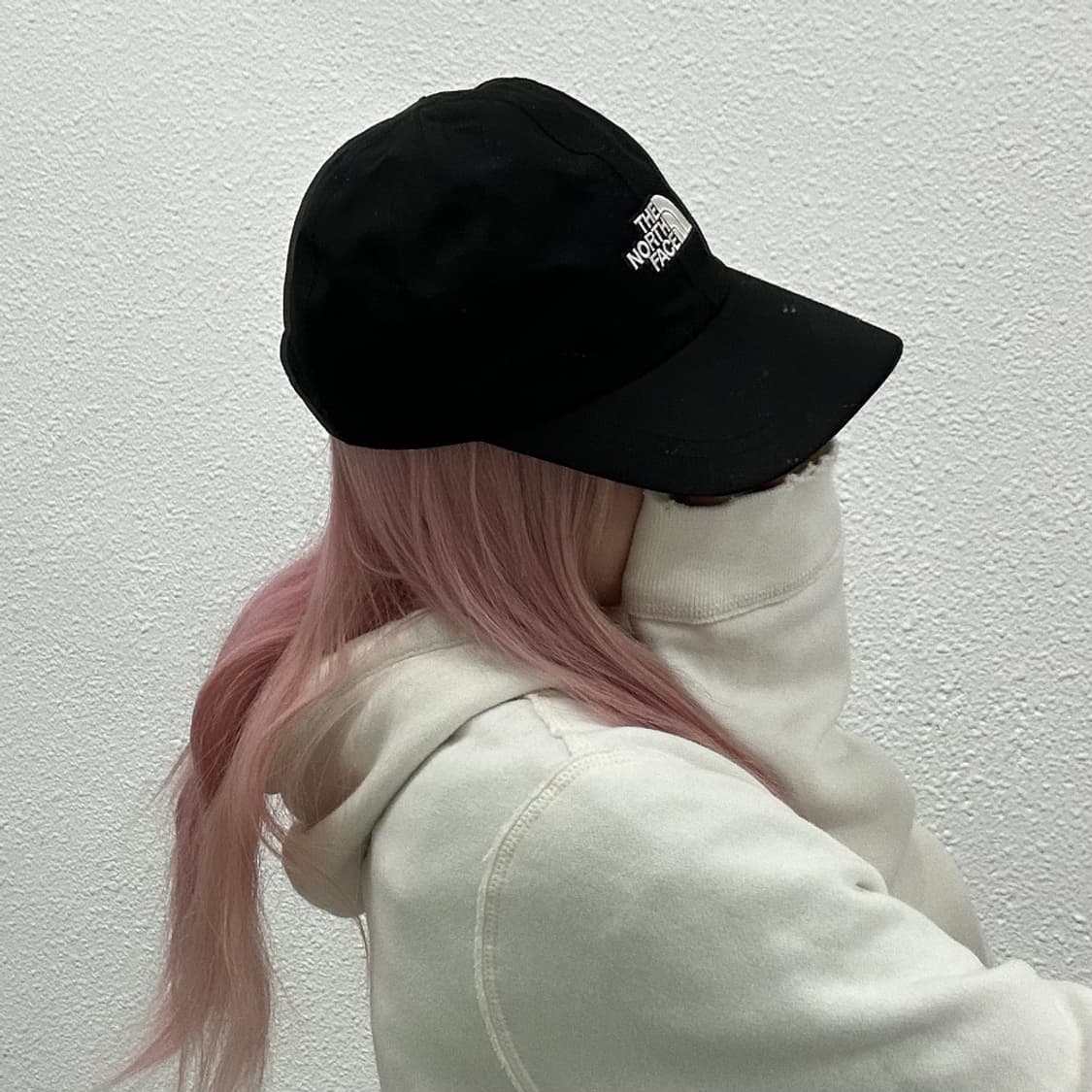 노스페이스 로고 블랙 캡 상품이미지2