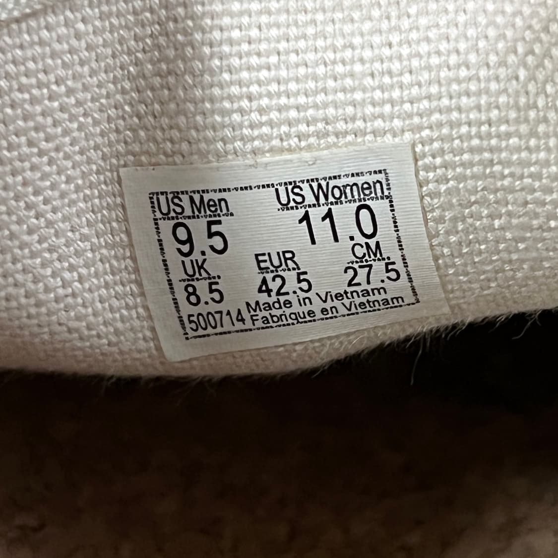 반스 500714 체크보드 ultra cush 27.5cm 상품이미지5