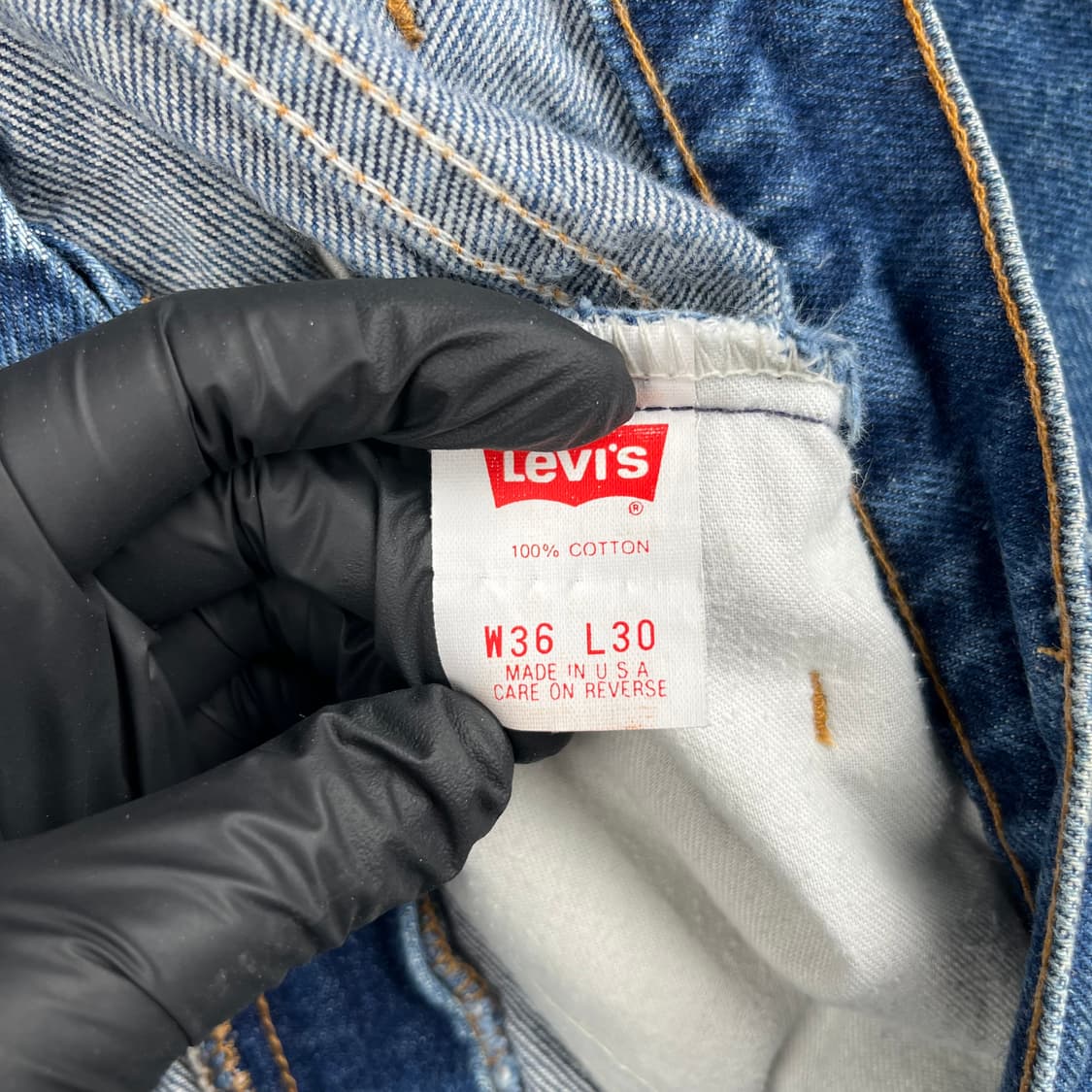 빈티지 리바이스 오렌지탭 517 데님 상품이미지4