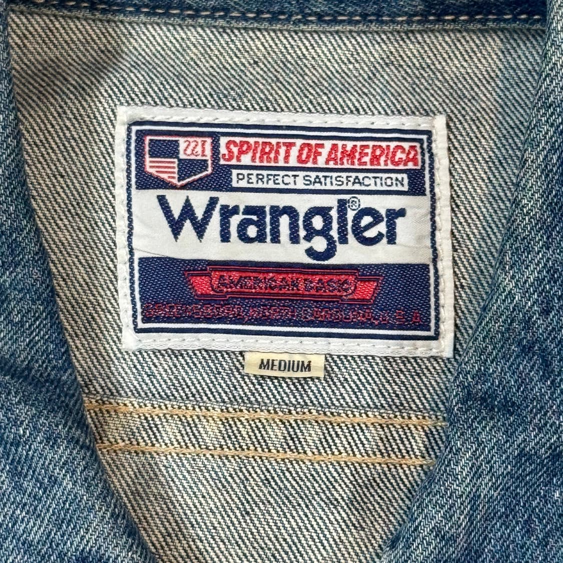 M) WRANGLER 랭글러 빈티지 데님 청 자켓 상품이미지6