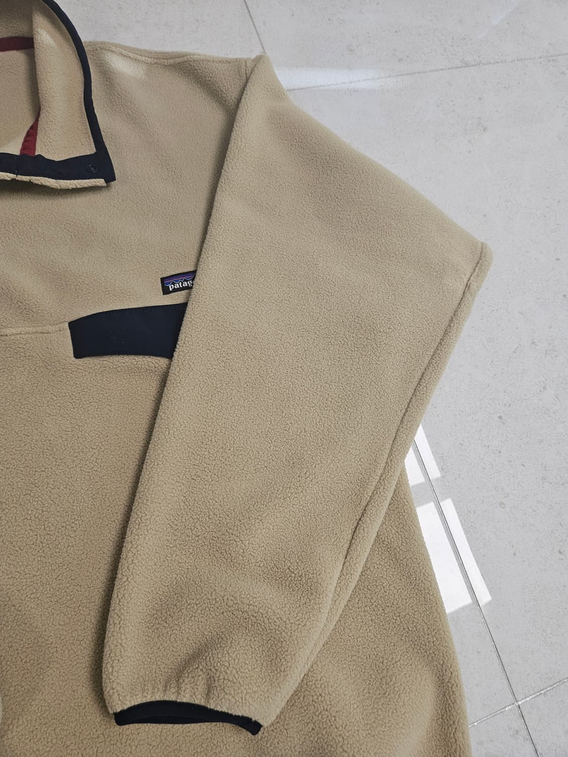 파타고니아 신칠라 L 카키아이보리 상품이미지4