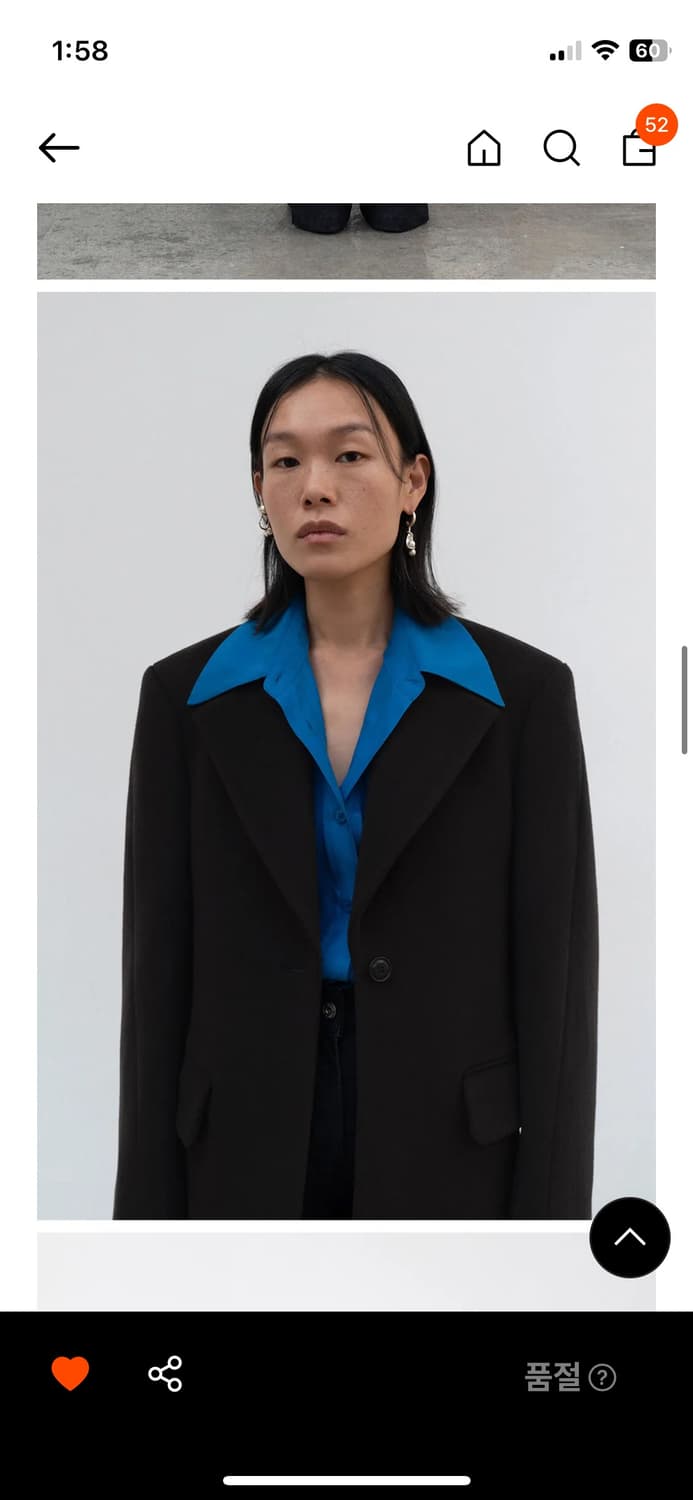 Lowclassic 롱코트 다크 브라운 상품이미지4