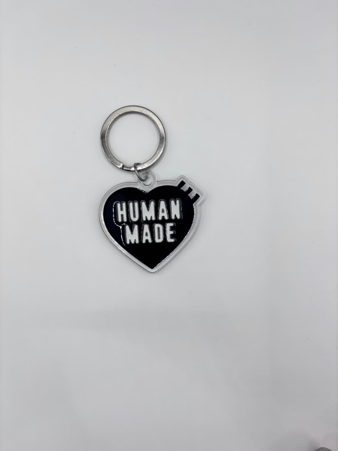 휴먼메이드 하트 키링 블랙 레드 2024 제품 상품이미지3