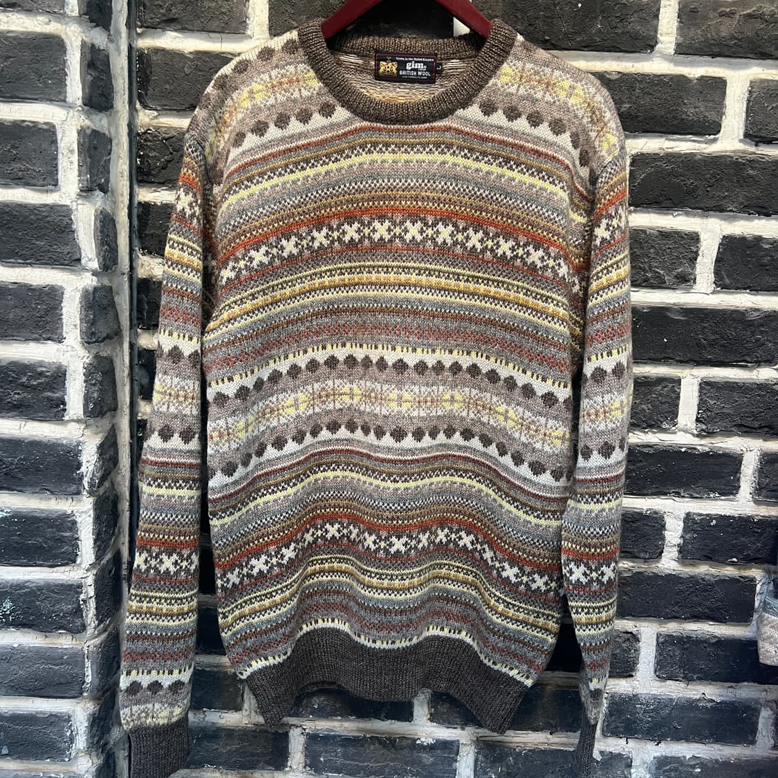 gim 브리티시 울 페어아일 니트 상품이미지1