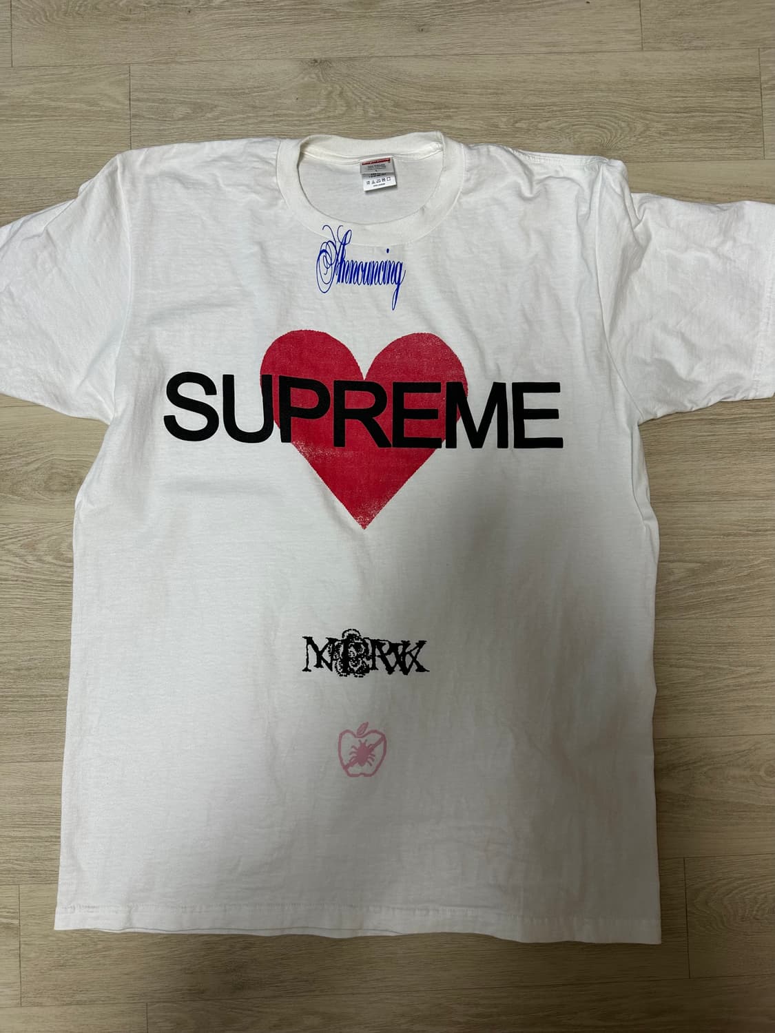 슈프림 어나운싱 티셔츠  상품이미지1