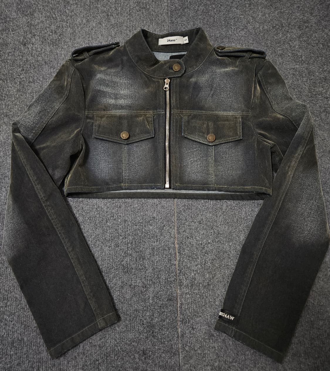 24ANS 크롭 라이더 자켓(급처) 상품이미지1