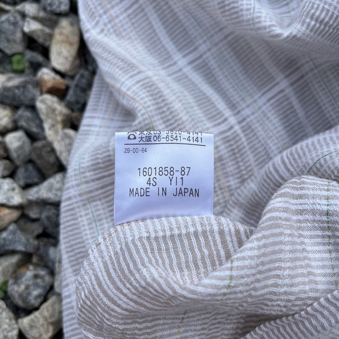 EX-CLUB(JAPAN)린넨 혼방 셔츠 (실측확인) 상품이미지4