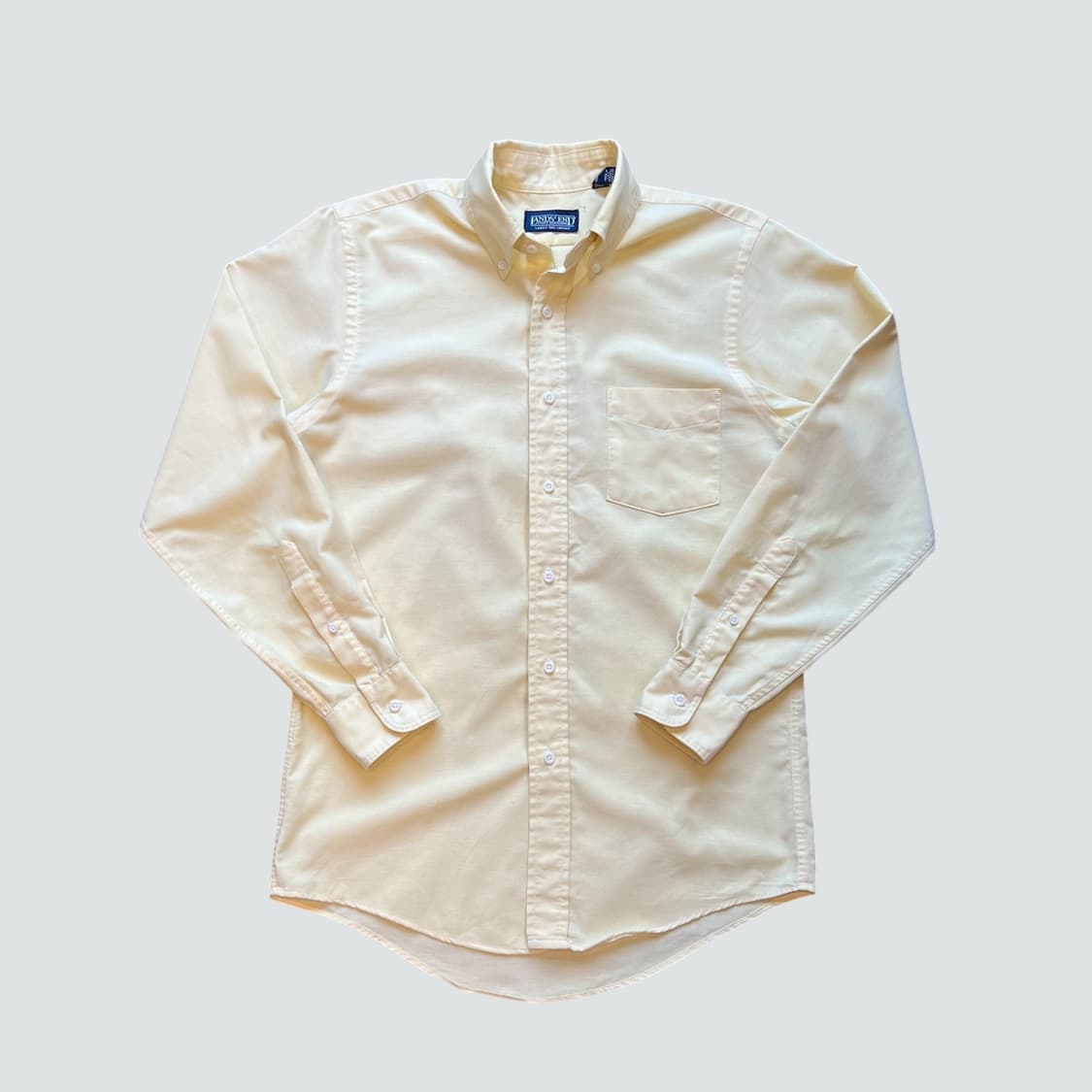 LANDS END USA 옐로우 옥스포드 셔츠 상품이미지1