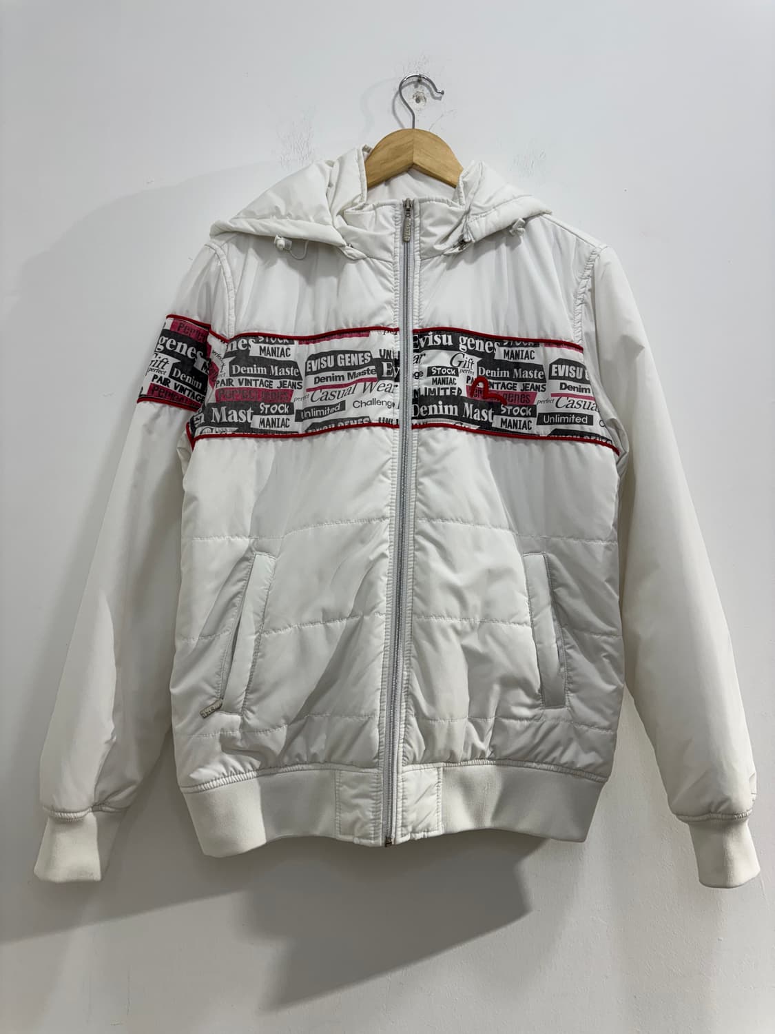 EVISU 에비수 화이트 패딩 상품이미지6