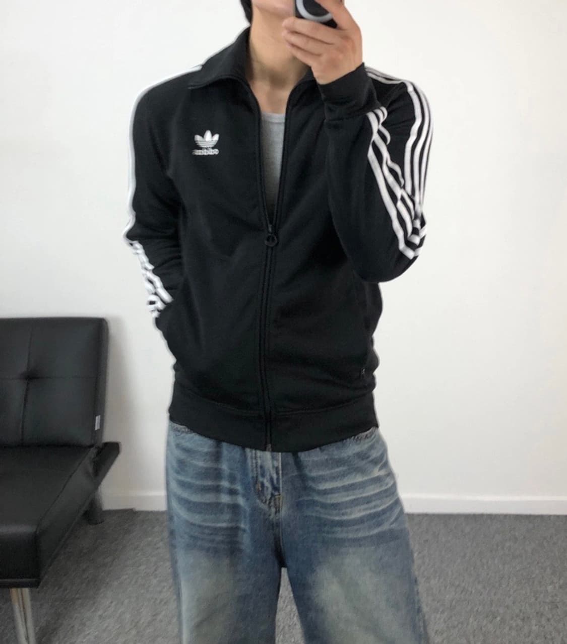 아디다스 정품 유로파 져지 검흰 상품이미지1