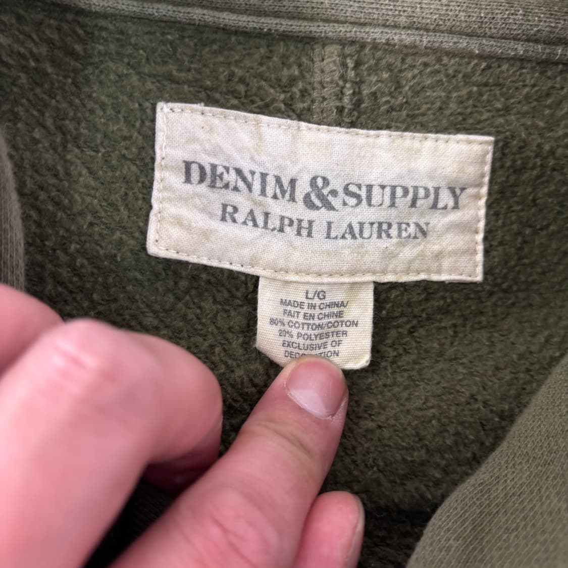 100 폴로랄프로렌 데님앤서플라이 성조기 필드 야상자켓 상품이미지7