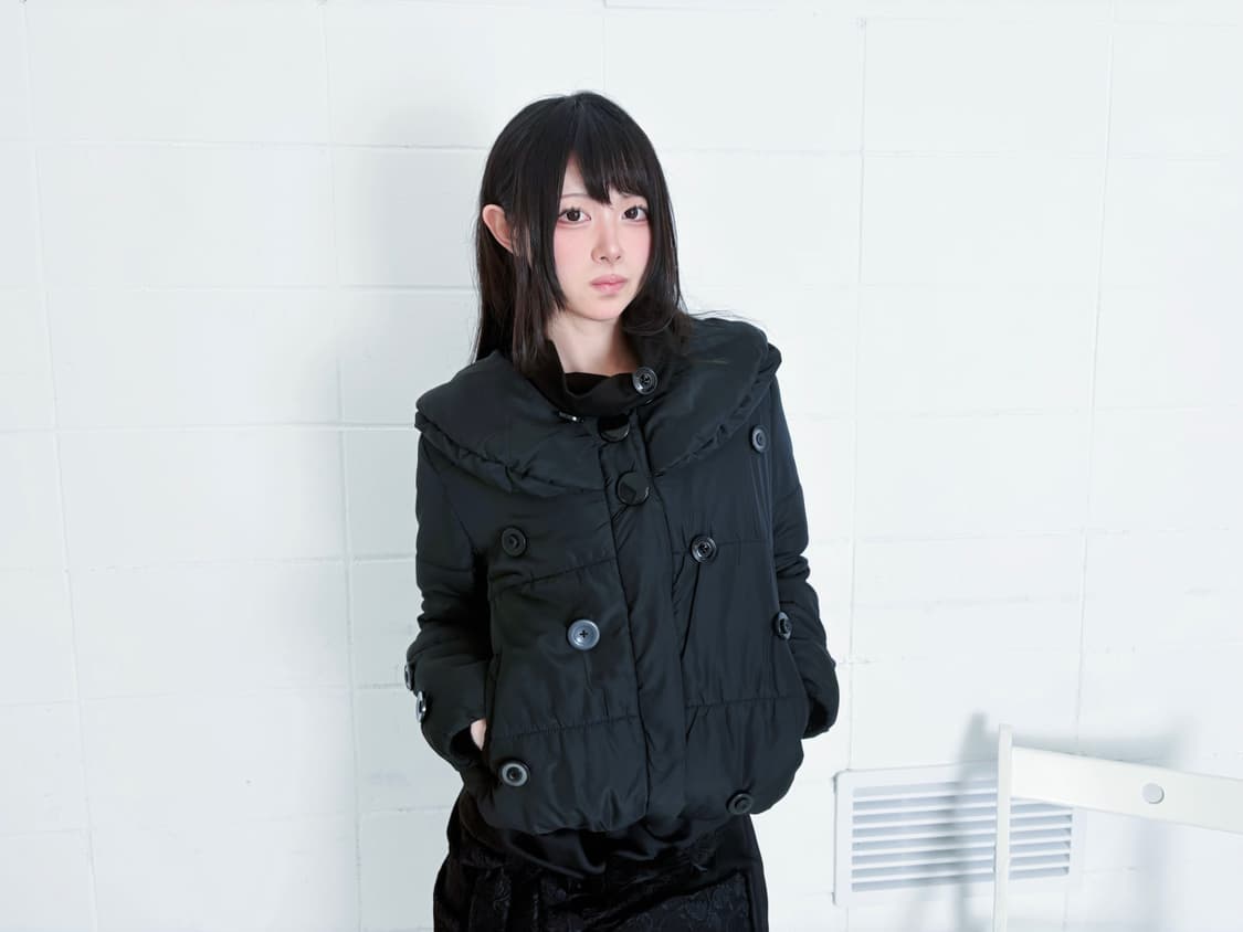 Custom🐾)Big Buttons frill padded jumper 상품이미지3