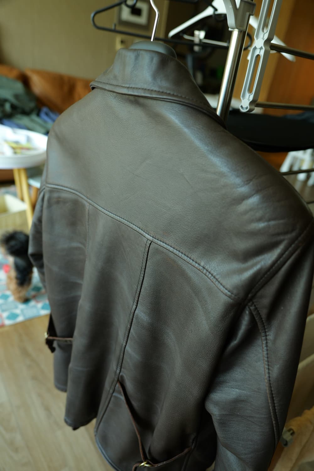 미드웨스턴 브라운 디어스킨 스포츠자켓 상품이미지7