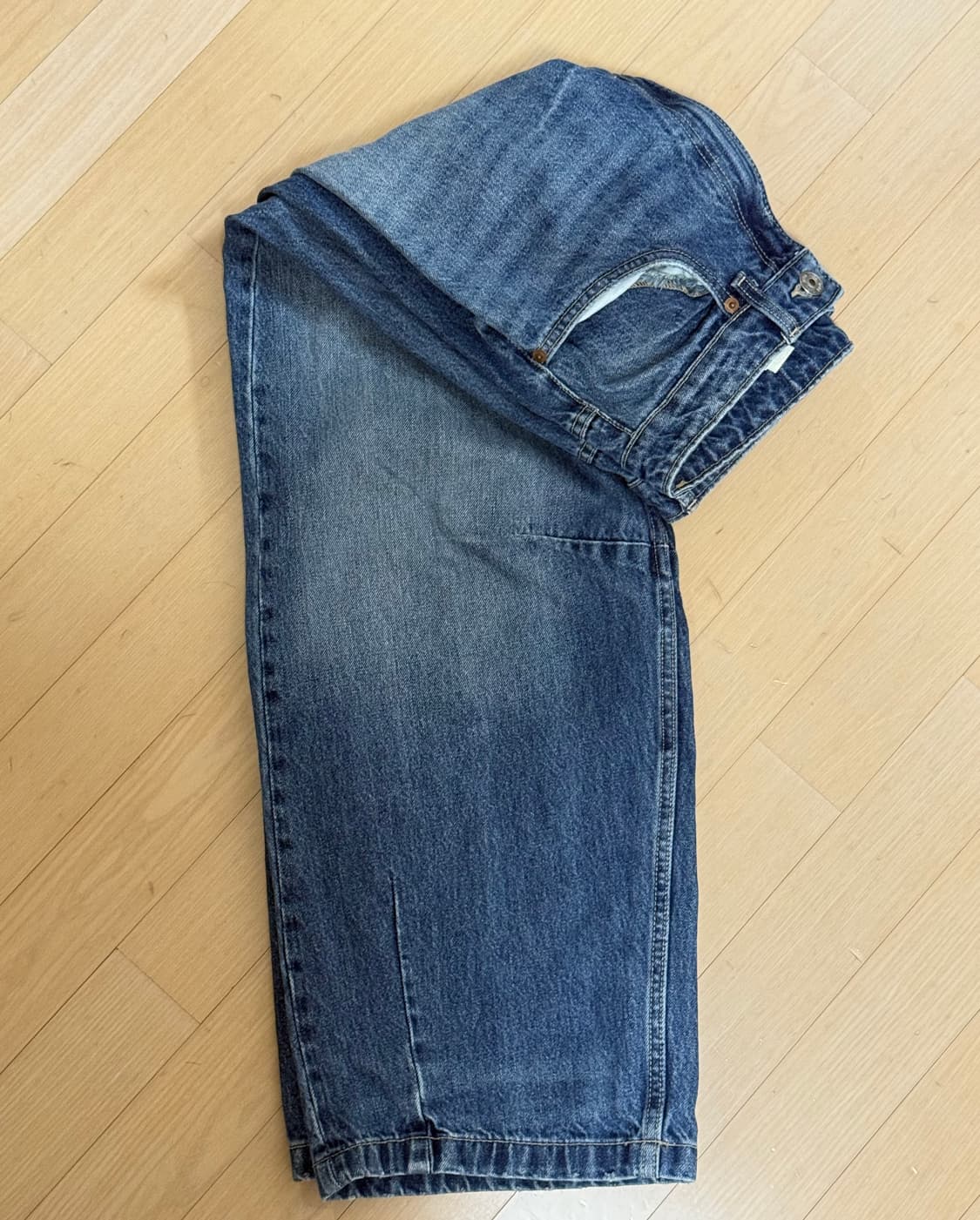 자라 JEANS TRF 배기 벌룬 미드라이즈 EU38 상품이미지3