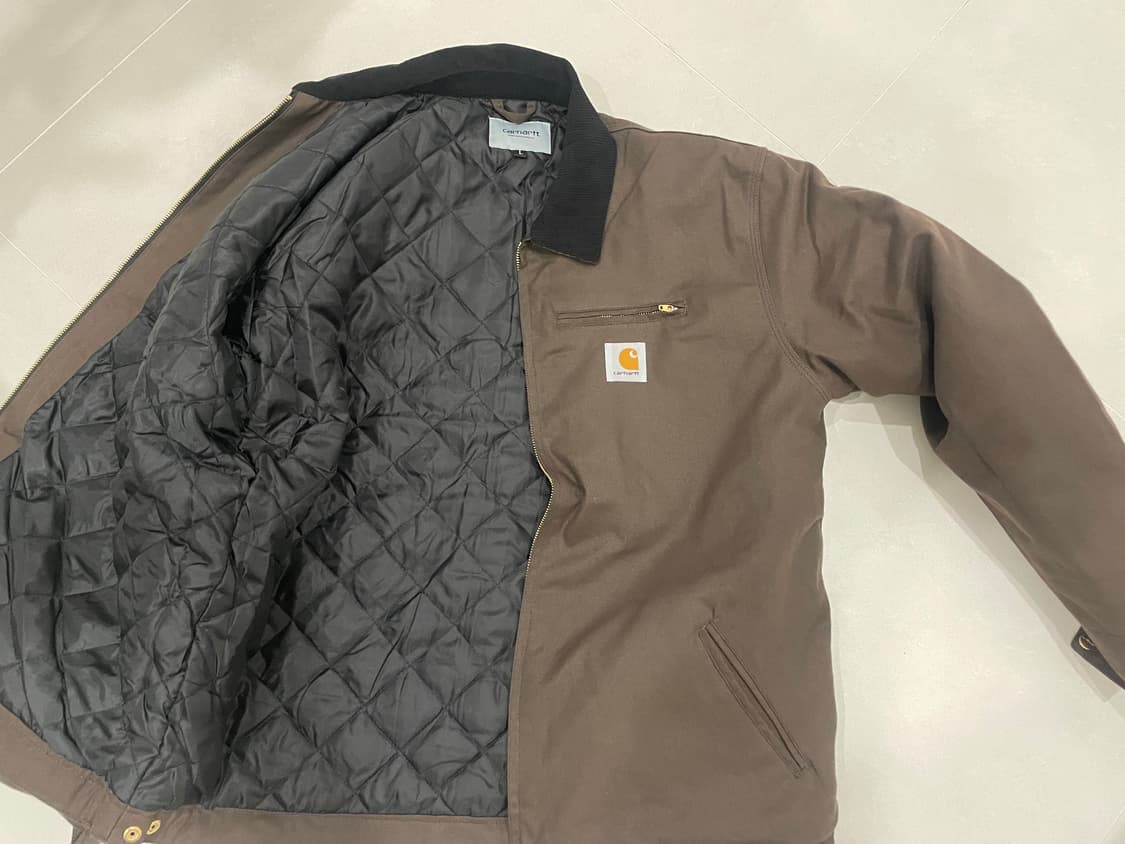 칼하트 디트로이트 자켓 브라운 네고환영 상품이미지4