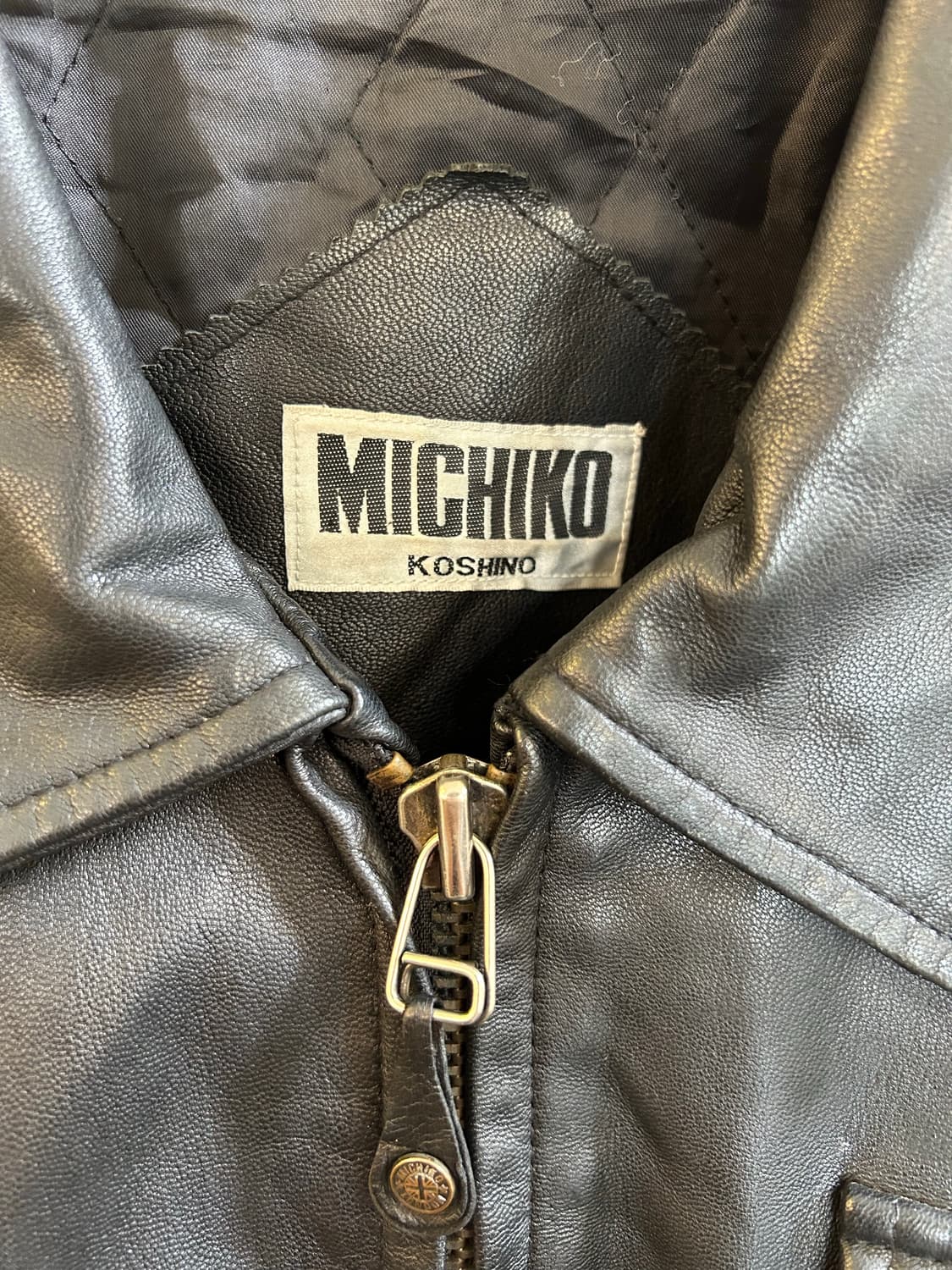 MICHIKO KOSHINO 가죽자켓 상품이미지2