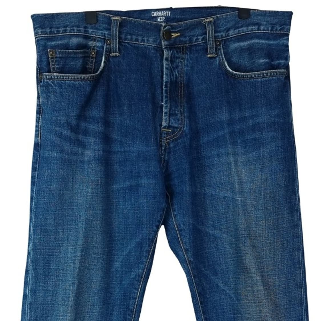 [칼하트] 로고 패치 테이퍼드 데님 팬츠 청바지 M18080 상품이미지4