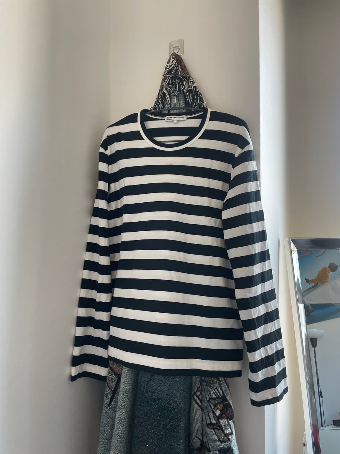 꼼데가르송 스트라이프 롱 슬리브 L 상품이미지2