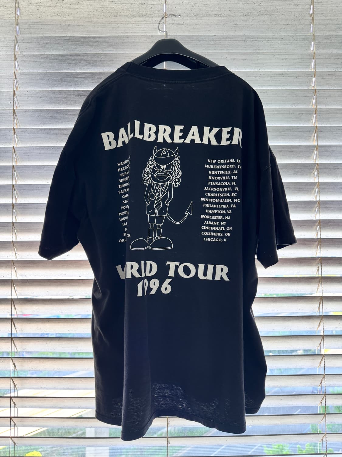 [XXL] 96년 ACDC Ballbreaker Tour 빈티지 밴드티 상품이미지2