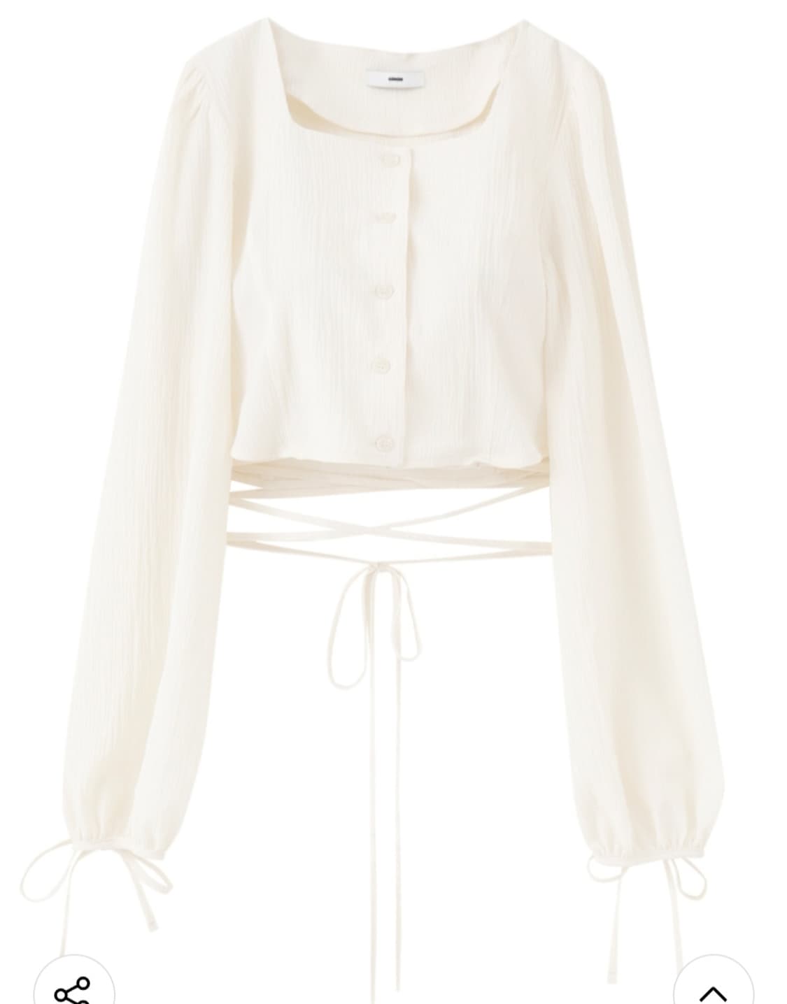 에트몽 크롭 블라우스 상품이미지1