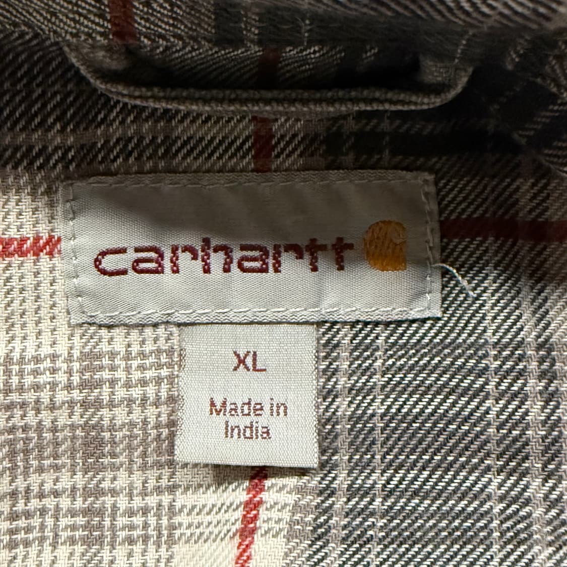 [정품/XL] 칼하트 그레이 헤비 오버 셔츠 c1 상품이미지5